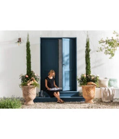 Terrakotta-Pokal Ferrara, Rund, Antik-terrakotta -Gartenbedarf Förderung 2782324 278407 WE MO 001 TerrakottaPokal