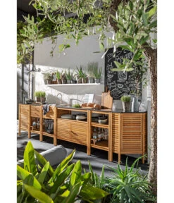 Dehner Schrank Southampton, 100 X 50 X 90 Cm -Gartenbedarf Förderung 2806644 WE MO 001 OutdoorkuecheSouthampton