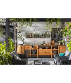 Dehner Schrank Southampton, 100 X 50 X 90 Cm -Gartenbedarf Förderung 2806644 WE MO 002 Outdoorkuechesouthampton