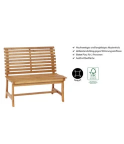 Dehner Akazienbank Paisley, 2-Sitzer 10 Dehner Akazienbank Paisley, 2-Sitzer -Gartenbedarf Förderung 4069167 WE IG 001 AkazienbankPaisley