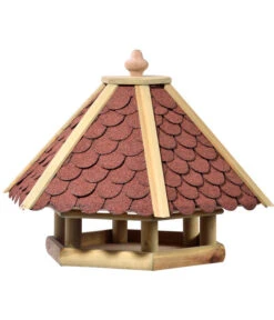 Dehner Natura Futterhaus Alpbach, Inkl. Ständer, Ca. B68/H148/T62 Cm -Gartenbedarf Förderung 4150694 WE FS 001 DehnerVogelhausAlpbach