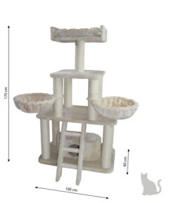 Dehner Lieblinge Kratzbaum Mila 7 Dehner Lieblinge Kratzbaum Mila -Gartenbedarf Förderung 4161014 WE BG 001 DehnerMarkenqualitaetKatzenkratzbaumMila