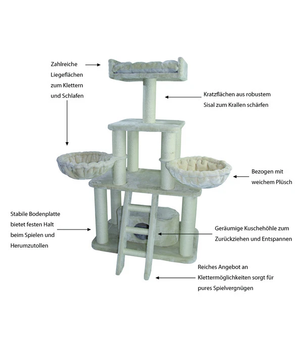 Dehner Lieblinge Kratzbaum Mila 3 Dehner Lieblinge Kratzbaum Mila – Bild 2