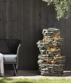 Dehner Polyresin-Gartenbrunnen Largo, Ca. B60,8/H98/T50 Cm -Gartenbedarf Förderung 4277729 WE MO 001 DehnerPolyresinGartenbrunnenLargoNEU