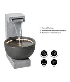 Dehner Polyresin-Gartenbrunnen Madeira, Ca. H65 Cm -Gartenbedarf Förderung 4447454 WE IG 001 DehnerPolyresinGartenbrunnenMadeiraNEU