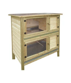 Elmato® Kaninchenstall Bavaria King Jumper, Ca. B118/H118,5/T70 Cm