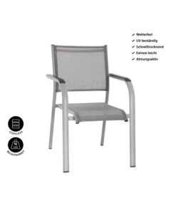 Dehner Balkon-Stapelstuhl Dallas -Gartenbedarf Förderung 5302070 WE IG 001 DehnerBalkon StapelstuhlDallas