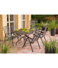 Royal Garden Streckmetall-Gartentisch, Ca. B145/H74/T90 Cm -Gartenbedarf Förderung 5312822 WE MO 004 GruppeSavoy