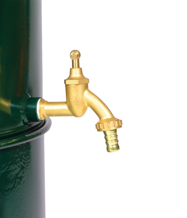 RENNER Metall-Regentonne Inkl. Gelochtem Deckel Und Sockel, 150 L, Dunkelgrün 9 RENNER Metall-Regentonne Inkl. Gelochtem Deckel Und Sockel, 150 L, Dunkelgrün – Bild 7