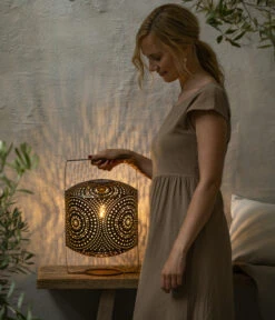 Dehner Solar Laterne Sapri, Ca. B25/H40/T25 Cm -Gartenbedarf Förderung 6646756 WE MO 002 DehnerSolarleuchteSolarLaterneSapri