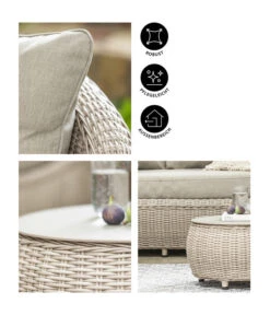 Dehner Lounge Bari, 2-teilig -Gartenbedarf Förderung 6657381 WE IG 001 DehnerLoungeBari2teilig