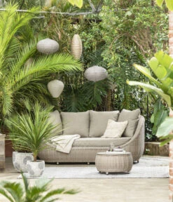 Dehner Lounge Bari, 2-teilig -Gartenbedarf Förderung 6657381 WE MO 001 DehnerLoungesofaBari