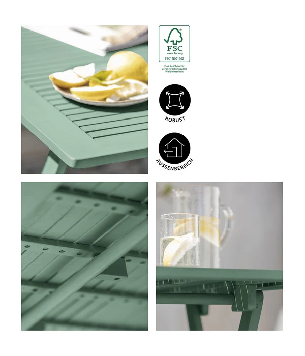 Dehner Klappbank Stavanger, 2-Sitzer 11 Dehner Klappbank Stavanger, 2-Sitzer – Bild 9