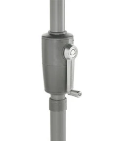 Dehner Schirm Milos, Rund, Ca. Ø294 Cm -Gartenbedarf Förderung 6702864 WE DE 002 SchirmMilosHellgrauNeu