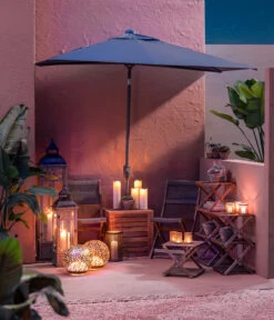 Dehner Schirmbox Macao -Gartenbedarf Förderung 6703243 WE MO 001 Outdoorbeleuchtung