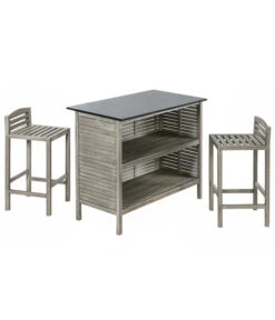 Dehner Bartisch Southampton, Ca. B115/H105/T65 Cm 11 Dehner Bartisch Southampton, Ca. B115/H105/T65 Cm -Gartenbedarf Förderung 6713390 WE FS 001 BarSouthamptonGrau