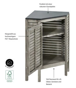 Dehner Eckschrank Southampton, Ca. B50/H90/T50 Cm 12 Dehner Eckschrank Southampton, Ca. B50/H90/T50 Cm -Gartenbedarf Förderung 6713531 WE IG 001 EckschrankSouthamptonGrau