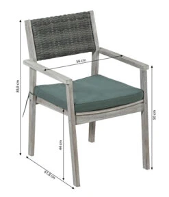 Dehner Stapelstuhl Stockholm -Gartenbedarf Förderung 6713820 WE BG 001 StapelstuhlStockholm