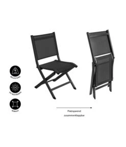 Dehner Klappstuhl Chicago -Gartenbedarf Förderung 6721054 WE IG 001 BALKONKLAPPSTUHLCHICAGOSchwarz