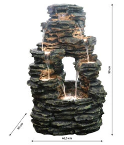 Dehner Polyresin-Gartenbrunnen Salto, Ca. H99 Cm -Gartenbedarf Förderung 6742464 WE DE 001 DehnerPolyresinBrunnenSalto