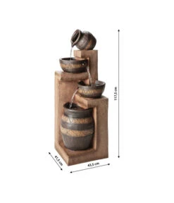 Dehner Polyresin-Gartenbrunnen Monterry, Ca. H117,5 Cm -Gartenbedarf Förderung 6742472 WE DE 001 DehnerPolyresinGartenbrunnenMonterry