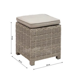 Dehner Geflechtlounge Bologna, 5-teilig -Gartenbedarf Förderung 6903447 WE BG 003 LoungeBolognaNEU