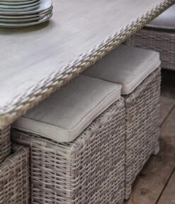 Dehner Geflechtlounge Bologna, 5-teilig -Gartenbedarf Förderung 6903447 WE MO 004 LoungeBolognaNEU