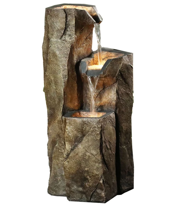 Dehner Polyresin-Gartenbrunnen Sedona, Ca. H85 Cm 3 Dehner Polyresin-Gartenbrunnen Sedona, Ca. H85 Cm