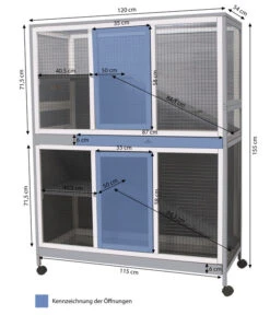 Dehner Lieblinge Nagerheim Nevio, Ca. B120/H155/T54 Cm -Gartenbedarf Förderung 6932438 WE BG 001 DehnerLieblingeNagerheimIndoorNevio