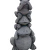 Stein-Frosch Trio, Ca. H46 Cm -Gartenbedarf Förderung 6944342 WE FS 001 SteinFroschTriocaH46cm