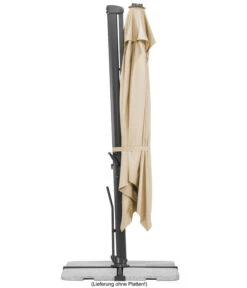 Schneider Ampelschirm Rhodos Smart, Quadratisch, Ca. B300/T300 Cm -Gartenbedarf Förderung 6953384 WE FS 004 SchneiderAmpelschirmRhodosSmartnatur