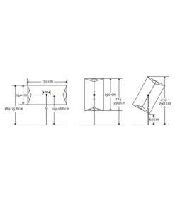 Schneider Sonnenschirm Novara, Rechteckig, Ca. B190/T140 Cm -Gartenbedarf Förderung 6953541 WE BG 001 SchneiderSonnenschirmNovarasilvergrau