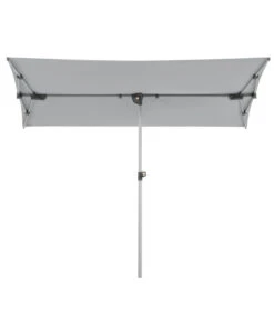 Schneider Sonnenschirm Novara, Rechteckig, Ca. B190/T140 Cm -Gartenbedarf Förderung 6953541 WE FS 003 SchneiderSonnenschirmNovarasilbergrau