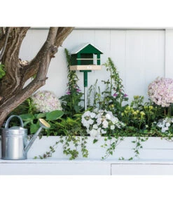 Dehner Natura Vogelfutterhaus CLiCK, Ca. B25/H23/24T Cm -Gartenbedarf Förderung 6968325 WE MO 002 NaturaClickVogelfutterhaus